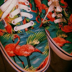 Flamingo Print Van Doren Sneakers